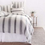 Product Image 3 for Jackson Linen Standard Sham - Flax /  Midnight from Pom Pom at Home
