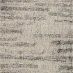 Darby Oatmeal / Charcoal power-loomed rug with ribbed texture and neutral abstract pattern