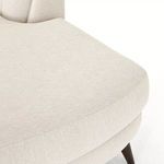Rose White Chaise Lounge Quince Ivory image 8