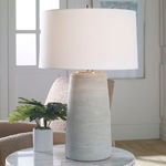 Product Image 2 for Mountainscape Textured Ceramic Table Lamp from Uttermost
