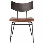Soli Dining Chair front view highlighting symmetrical backrest and cushion details