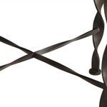 Product Image 4 for Armand Metal Travertine Side Table from Gabby