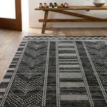 Product Image 9 for Mateo Tribal Black/ Light Gray Area Rug from Jaipur 