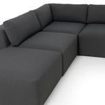 Product Image 7 for Brylee 4-Piece Chaise Right-Facing Fiqa Boucle Sectional with Ottoman from Four Hands