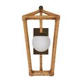 Product Image 4 for Denison Rattan Wrapped Outdoor Wall Sconce from Currey & Company