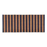 Product Image 1 for Striped 24"x57" Doormat Choir Front and PVC Backing Navy and Natural from Classic Home Furnishings
