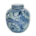 Product Image 1 for Blue & White Silla Flower Porcelain Ming Jar from Legend of Asia