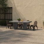 Product Image 9 for Kendall Outdoor Dining Chair, Set of Two from Moe's