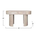 Product Image 3 for Arcadia Oval Desk / Console Table from Creative Co-Op
