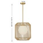 Product Image 7 for Pastis 1-Light Pendant in Warm Brass from Savoy House 