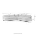 Product Image 17 for Grant 3 Piece Sectional from Four Hands