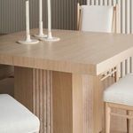 Product Image 9 for Unity Light Sun Drenched Oak Dining Table from Caracole
