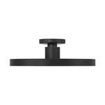 Side profile highlighting short cylindrical mount and thin black frame