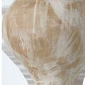 Side view highlighting brushstroke texture and round belly of larger Monte Carlo vase