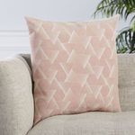 Product Image 8 for Jacques Geometric Blush/ Silver Throw Pillow 22 inch from Jaipur 