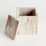 Product Image 4 for Jaqueline Marble Square Lidded Box Tall from Napa Home And Garden