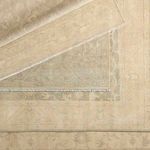 Product Image 6 for Verity Hand-Knotted Floral Cream / Light Sage Rug 18" x 18" from Jaipur 