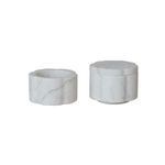 Product Image 4 for Elegant Marble Pinch Pot with Lid, White from Creative Co-Op
