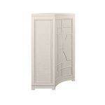 Product Image 7 for Two Door Decorative Rattan Overlay Cabinet With Curved Ends Painted from Worlds Away