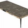Product Image 6 for Deco Onyx Inlaid Coffee Table With Metal Legs from Noir