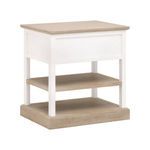 Product Image 6 for Weave 1-Drawer Smoke Gray Oak Side Table from Essentials for Living