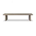 Product Image 3 for Haskell Cream Wooden Outdoor Coffee Table - Weathered Grey from Four Hands