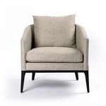 Product Image 12 for Copeland Orly Natural Grey Curved Upholstered Modern Accent Chair from Four Hands