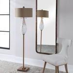 Product Image 5 for Uttermost Cardoni White Glass Floor Lamp from Uttermost