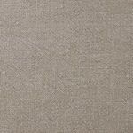 Close-up revealing textured weave of 100% flax linen slipcover fabric in soft beige tone