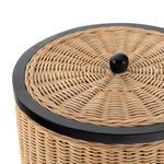Product Image 6 for Leanna Laundry Basket Midnight Mahogany from Four Hands
