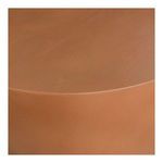 Close-up of the Insitu Side Table’s smooth terracotta concrete texture