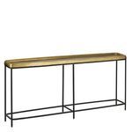 Product Image 1 for Tanay Brass Console Table from Currey & Company