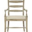 Rustic Patina Ladderback Arm Chair image 5