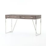 Product Image 9 for Shagreen Desk Stainless - Brown Shagreen from Four Hands