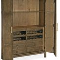 Product Image 3 for Sundance Pecan & Rattan Bar Cabinet from Hooker Furniture
