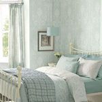 Product Image 2 for Laura Ashley Josette Duck-Egg Damask Wallpaper from Graham & Brown