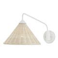 Product Image 6 for Basket White Swing-Arm Wall Sconce from Currey & Company