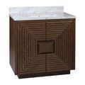Product Image 4 for Morombe 36" Cocoa Marble Vanity with Rectangular Undermount Sink from Currey & Company