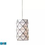Product Image 2 for Tetra 1 Light Pendant With Chrome Hardware  from Elk Lighting
