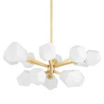 Product Image 1 for Tring 13-Light Chandelier - Aged Brass from Hudson Valley