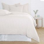 Product Image 1 for Henley Oat Cotton Queen Duvet Cover from Pom Pom at Home