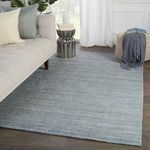 Product Image 6 for Danan Handmade Solid Blue/ Gray Indoor/Outdoor Rug from Jaipur 