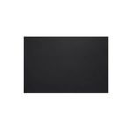 Black leather swatch indicating color and texture of Costello Bench seat