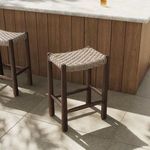 Product Image 14 for Savio Outdoor Bar + Counter Stool - Vintage White from Four Hands