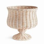 Product Image 1 for Chesapeake Rattan Footed Urn Wide from Napa Home And Garden