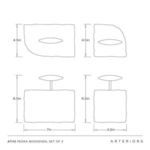 Product Image 9 for Pedra Bookends, Set of 2 from Arteriors