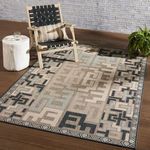 Product Image 5 for Arpino Indoor/ Outdoor Geometric Beige/ Dark Gray Rug from Jaipur 