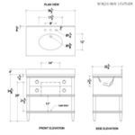 Product Image 6 for Cutler Bath Vanity from Worlds Away