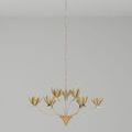 Product Image 17 for Paradiso SIlver and Gold Steel Chandelier from Currey & Company