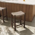Product Image 4 for Savio Outdoor Bar + Counter Stool - Vintage White from Four Hands